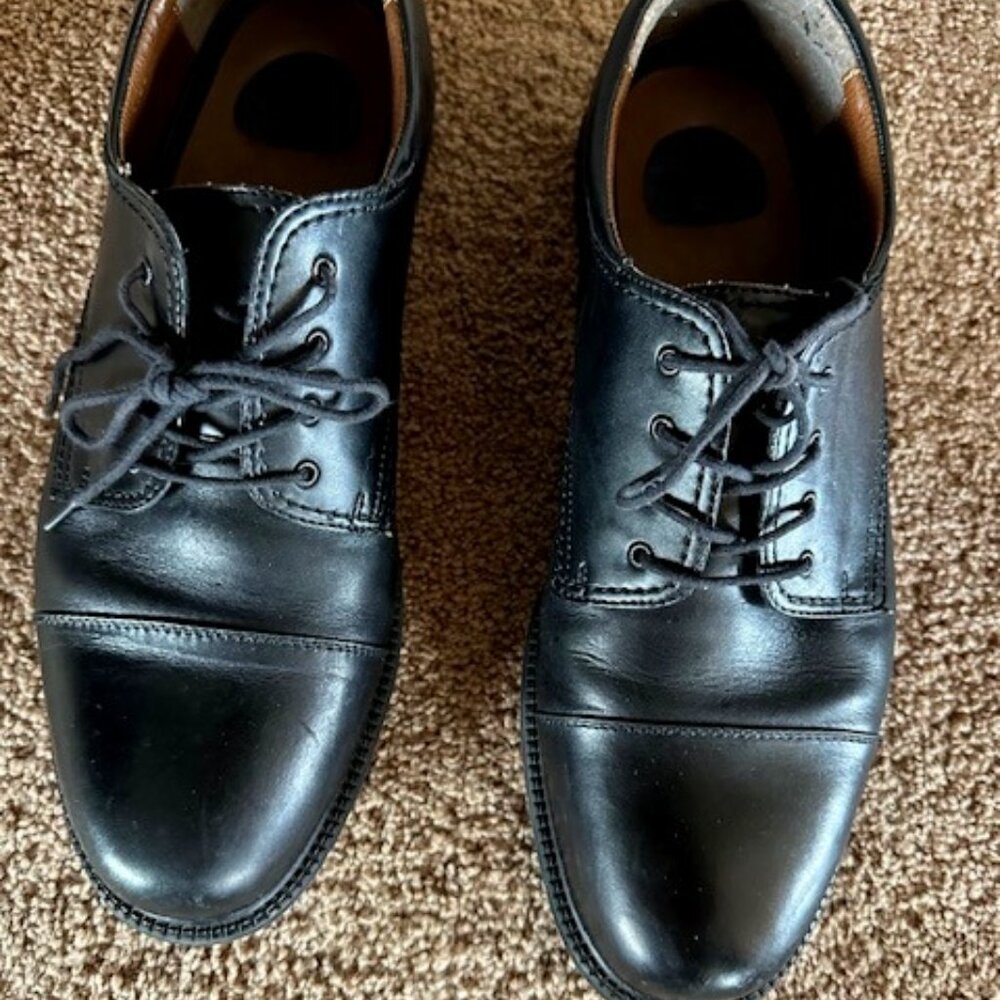 Men's Dockers Lace Up Black Dress Shoes Size 14M